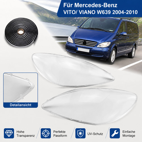 Scheinwerferglas für mercedes - scheinwerferglas,