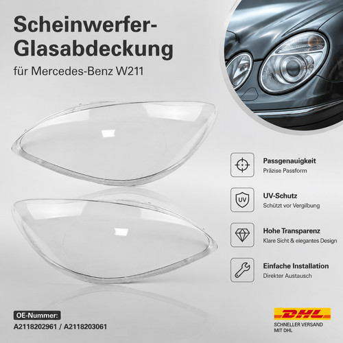 Scheinwerfer streuscheibe r - scheinwerfer, l+r